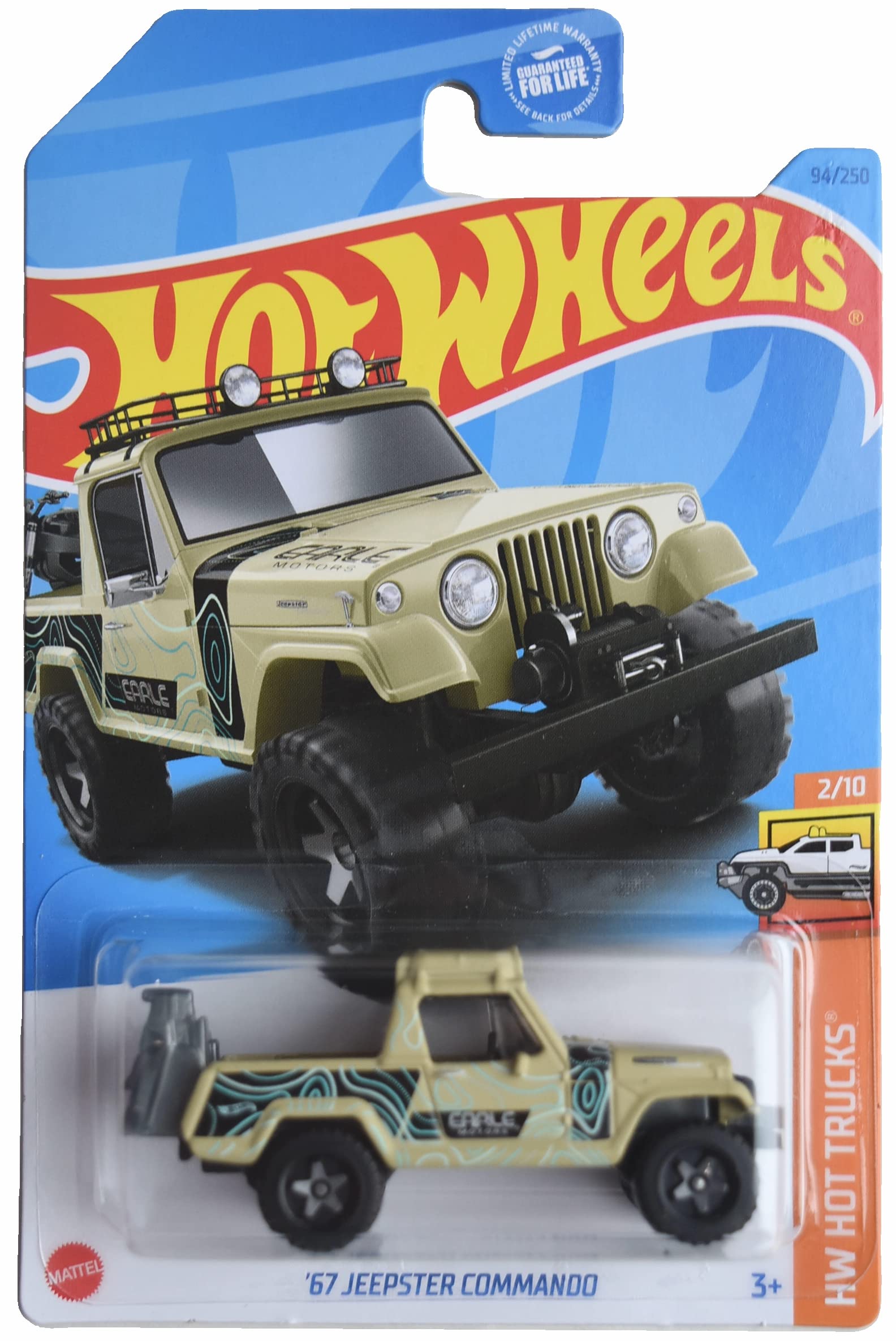 Amazon.com: Hot Wheels '67 Jeepster Commando, HW Hot Trucks 2/10