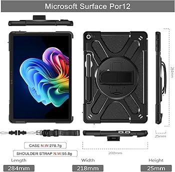 Amazon.co.jp: ZenRich Surface Pro 12 ケース 第12世代 2025専用