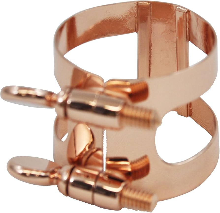 Amazon.co.jp: ボナード テナーサクソフォン リガチャー 逆締め ピンク