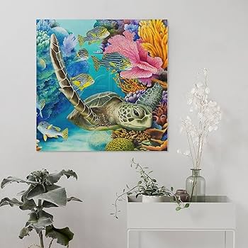 Amazon.co.jp: Sea Turtle Poster 海亀ポスター水中世界の深海生物海亀