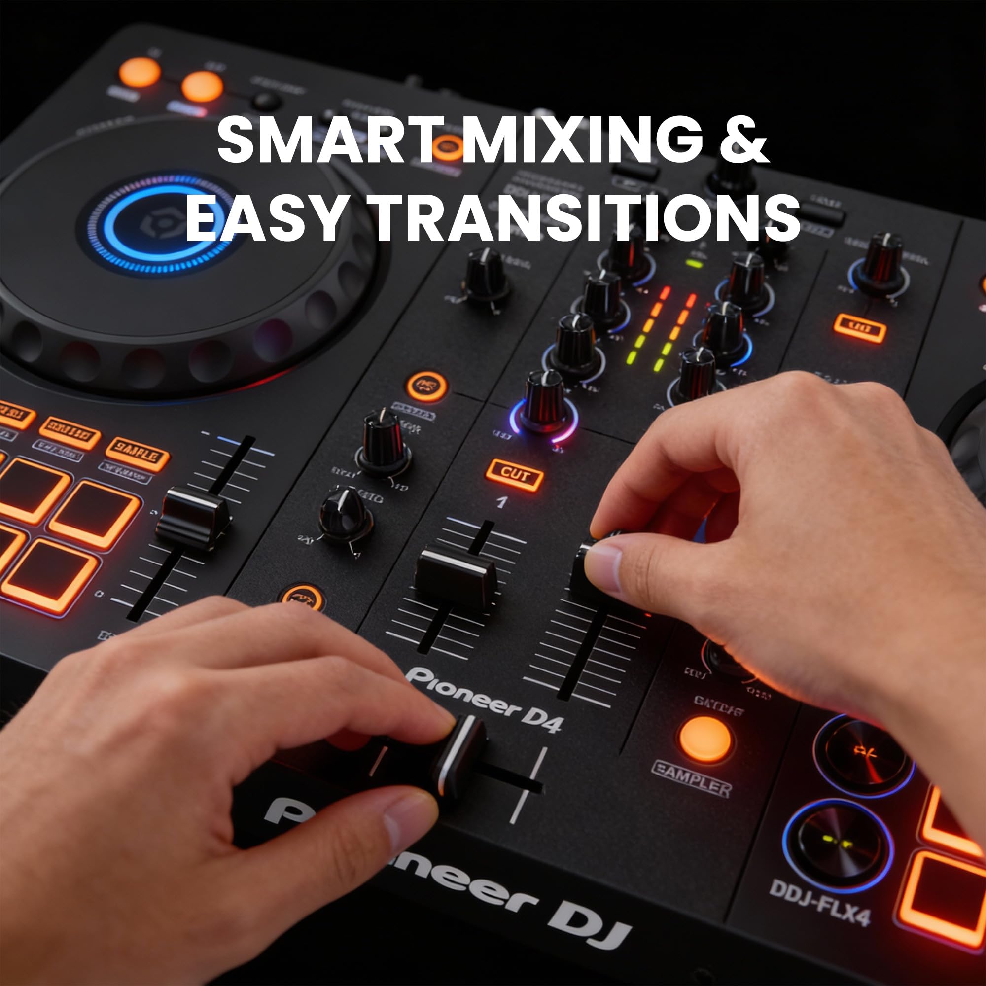 Amazon.com: Pioneer DJ DDJ-FLX4 2-Channel DJ Controller - Black