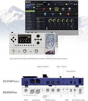 Amazon.com: MOOER GE200 Plus New Intelligent Multi Effects Guitar