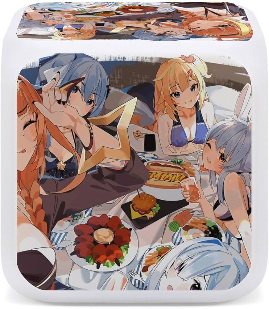 Amazon.co.jp: 星街すいせい アニメ カラフルな色が変わる目覚まし時計