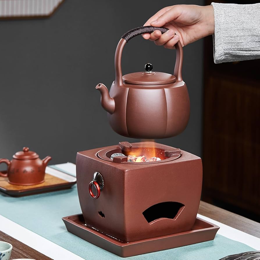 Amazon | ポカロティー 炭火炉 炭火コンロ お茶用 囲炉煮茶⁡ 風炉