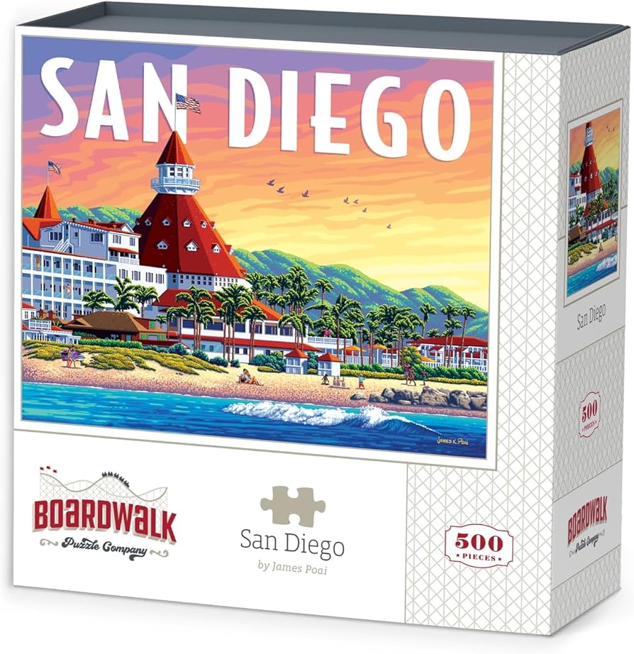 Amazon.com: Boardwalk Puzzles San Diego Hotel del Coronado, 500