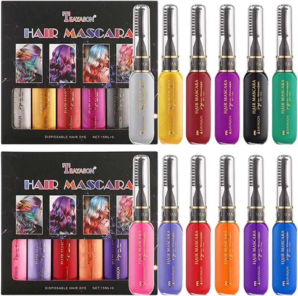Amazon.co.jp: shopparadise ヘアカラー 染毛剤 6色セット 染髪剤 簡易