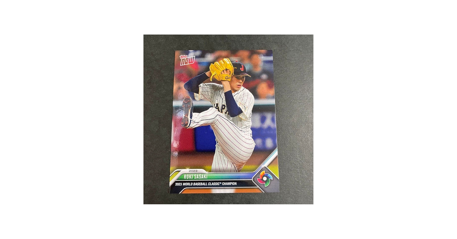 Amazon.co.jp: 2023 Topps Now WBC 佐々木朗希 優勝 限定品 カード