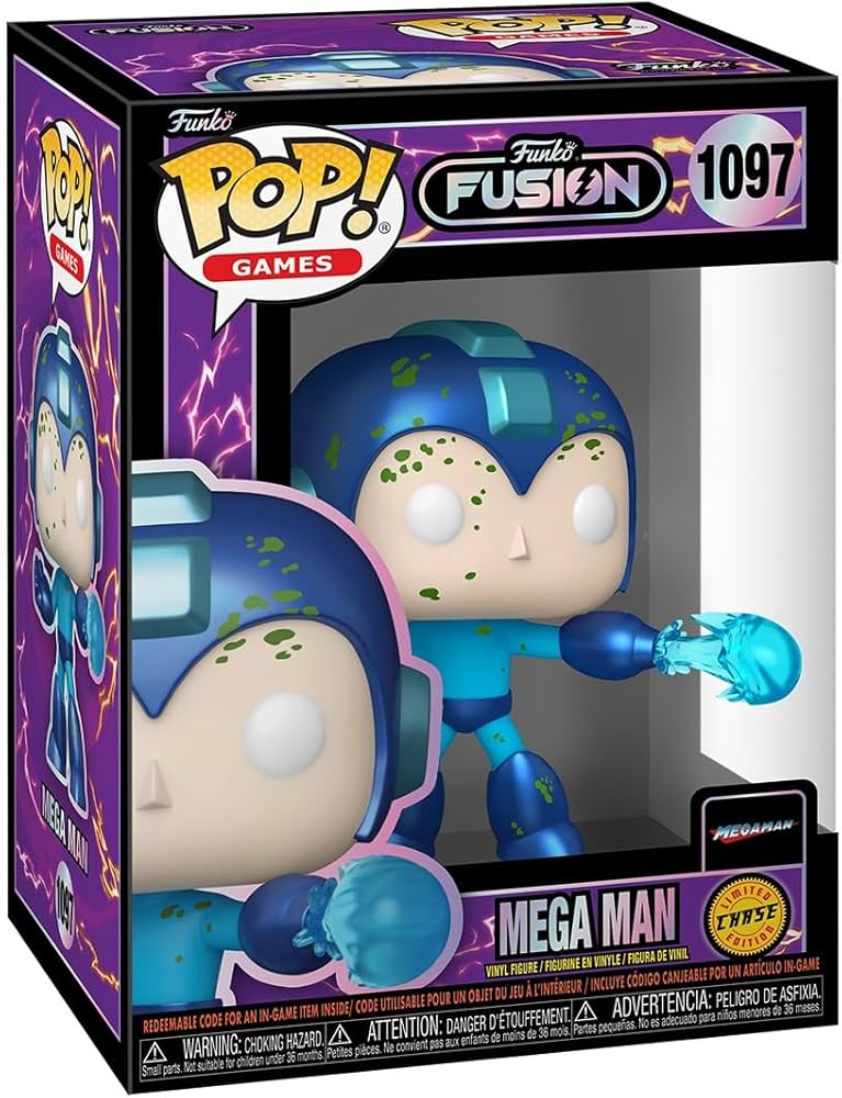 Amazon.com: Funko Pop! Games: Fusion - Megaman - Mega Man - 1/6