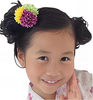 Amazon.co.jp: ［ スウィートキス ］おだんごウィッグ カール 付