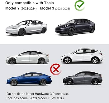 Tesheer Pink Tesla Model 3 Accessories 2024-2025 (8PCS) - Door