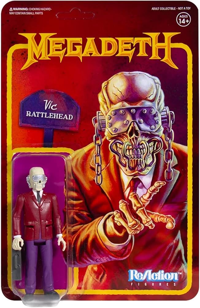 Amazon.co.jp: Megadeth(メガデス) ReAction Figure - Vic Rattlehead