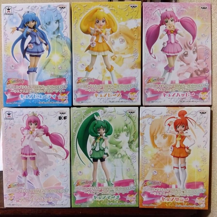 Amazon.co.jp: スマイルプリキュア DXガールズフィギュア 6個セット GB