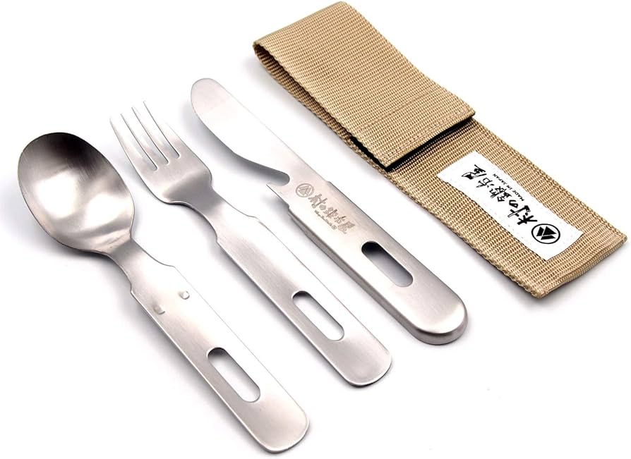 Amazon.co.jp: 【燕三条製】村の鍛冶屋 ステンレス キャンプカトラリー