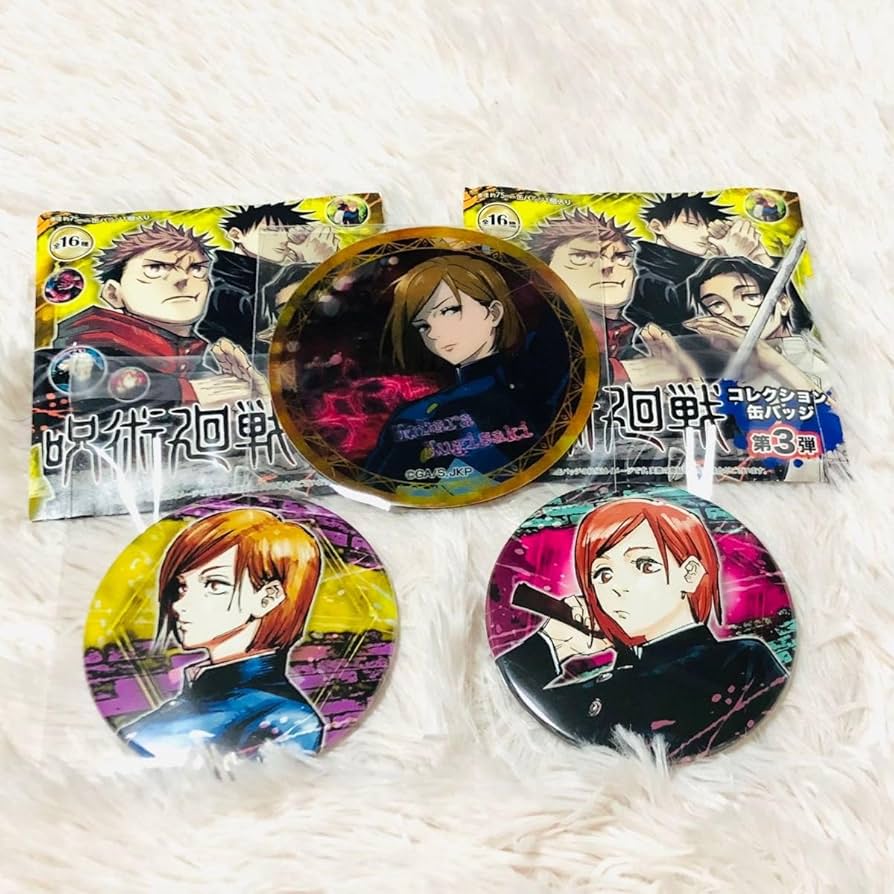 Amazon.co.jp: 釘崎野薔薇 缶バッジ マグネットシート 売り : おもちゃ