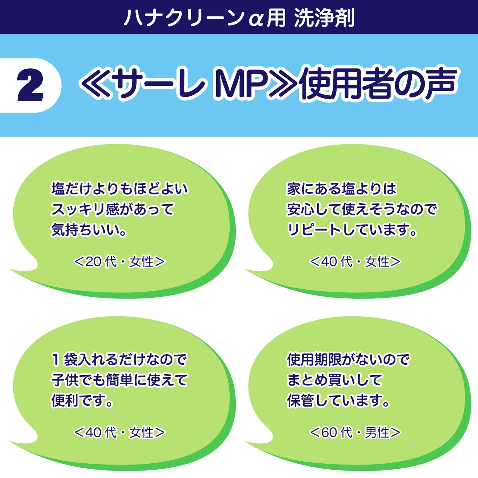 Amazon.co.jp: サーレMP60 鼻うがい 3g×60包（60回分） 痛くない 洗浄