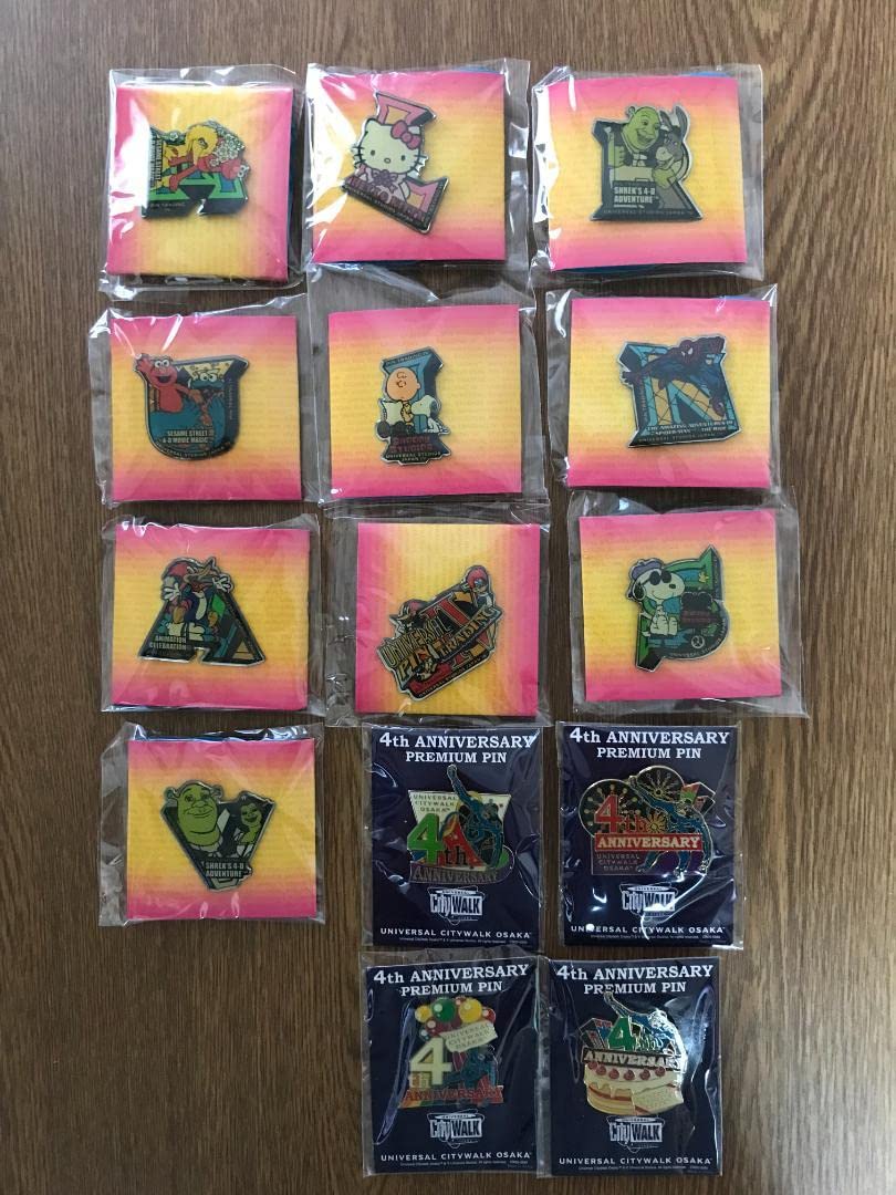 Amazon | ユニバーサルスタジオジャパン USJ 4周年 ピンバッジ 全10種