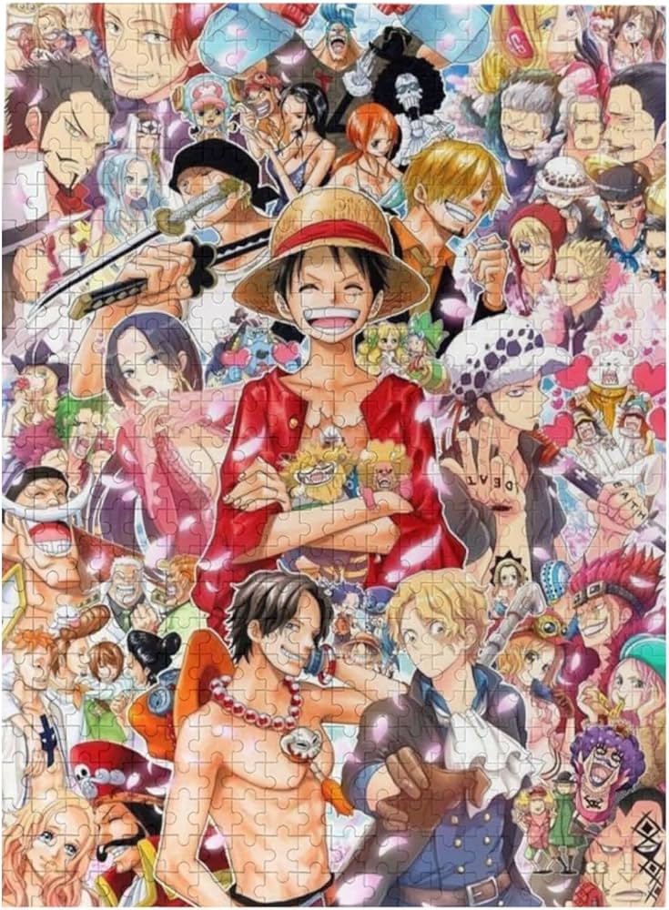 Amazon.co.jp: ワンピース アニメ ジグソーパズル 木製 500ピース