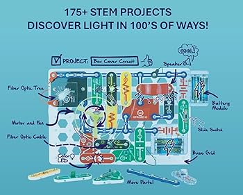 Amazon.com: Snap Circuits Light Electronics Exploration Kit | Over