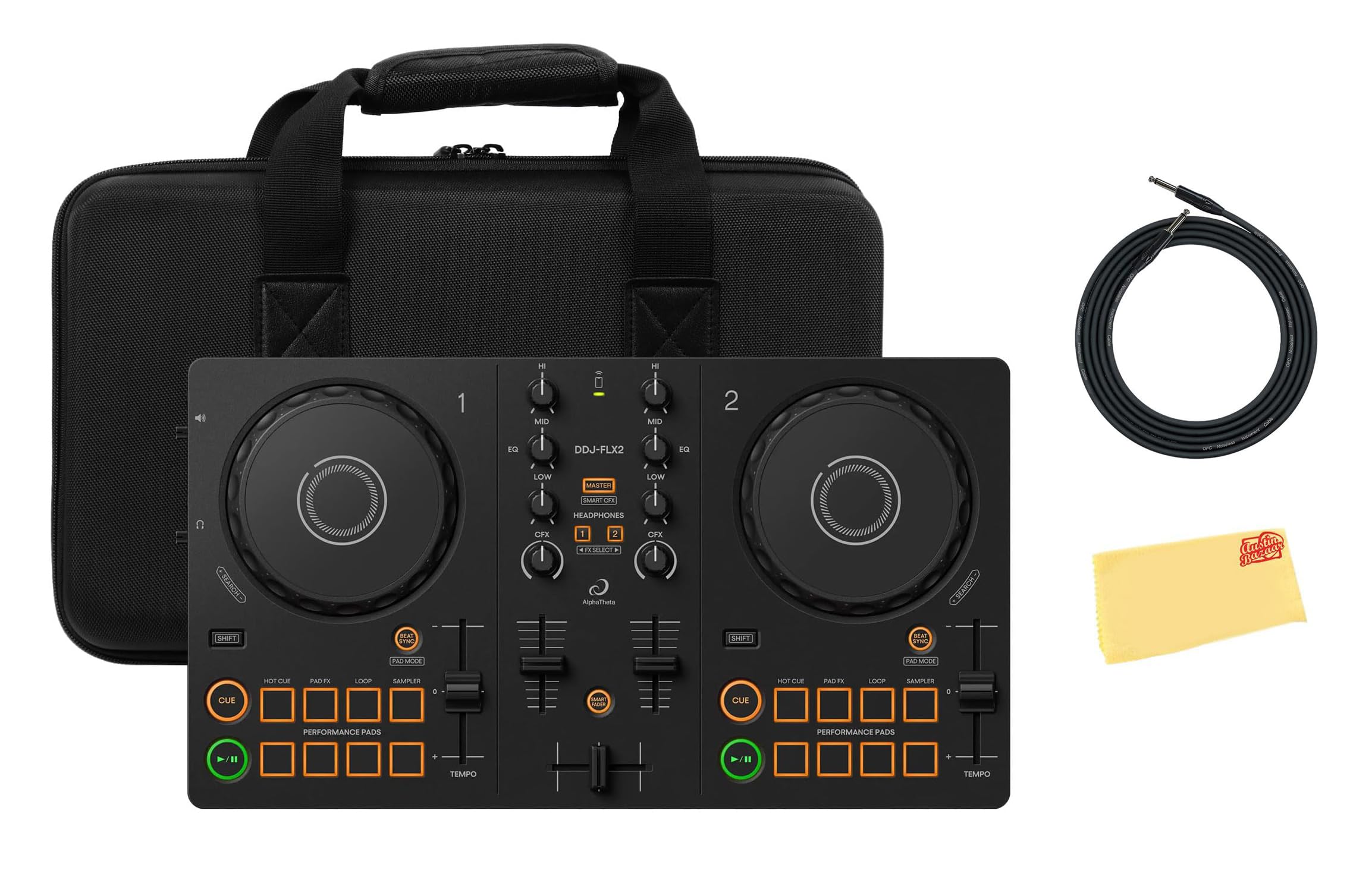 Amazon.com: Pioneer DJ AlphaTheta DDJ-FLX2 Compact 2-Channel DJ