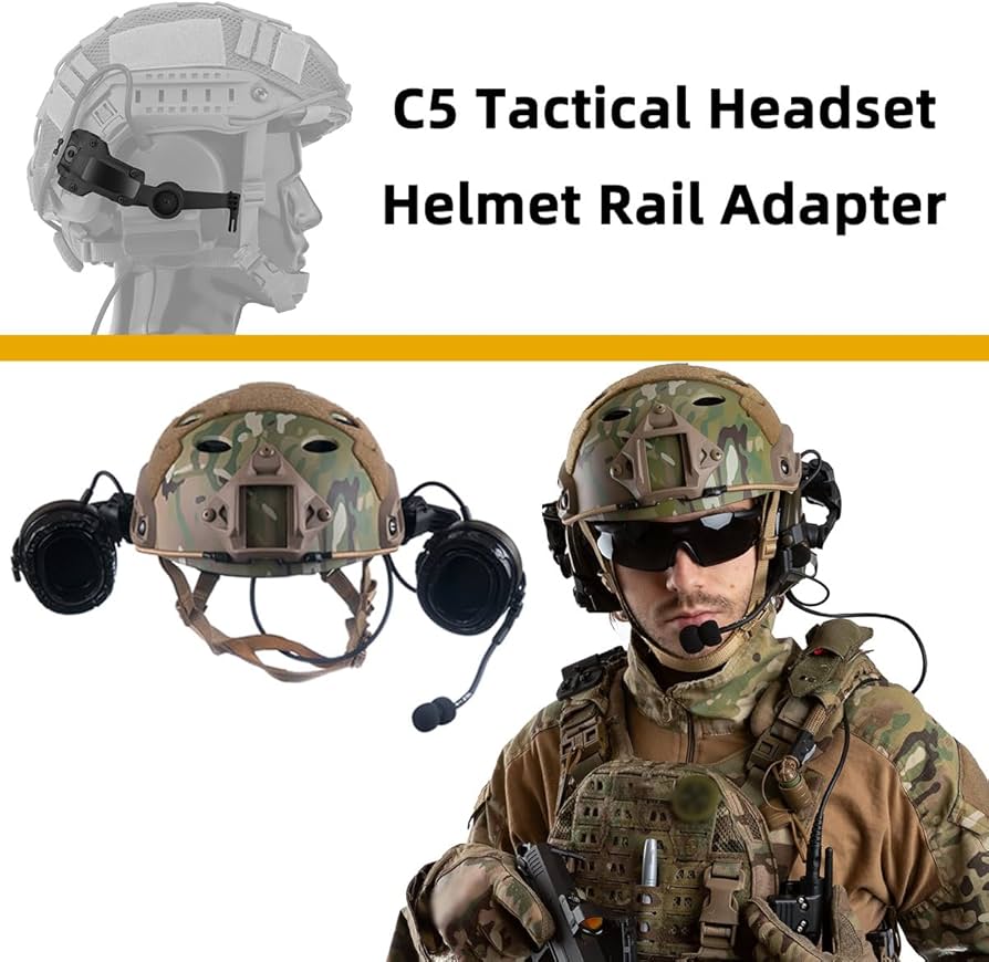 Amazon | Comtac 3/2 用タクティカル ヘルメット ARC レール