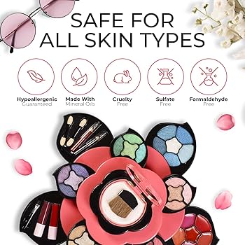Amazon.com: Toysical Makeup Kit for Teens - Flower Palette Gift
