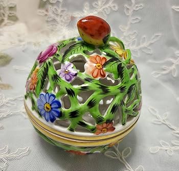 Amazon.co.jp: ヘレンド ファンタジーシリーズ 透かし ボンボン入れ