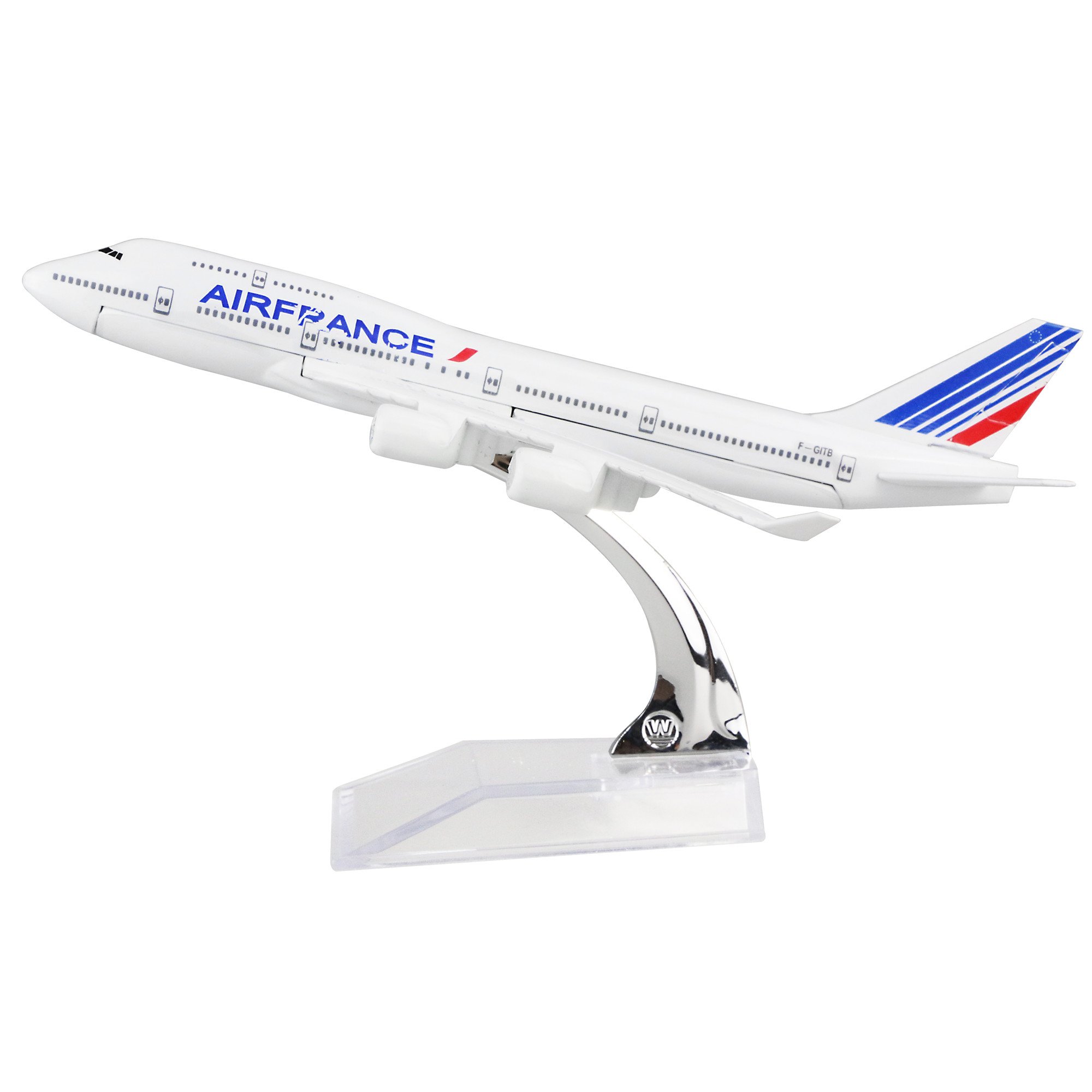 Amazon.com: 24-Hours Air France Plane B747 Alloy Metal Airplane