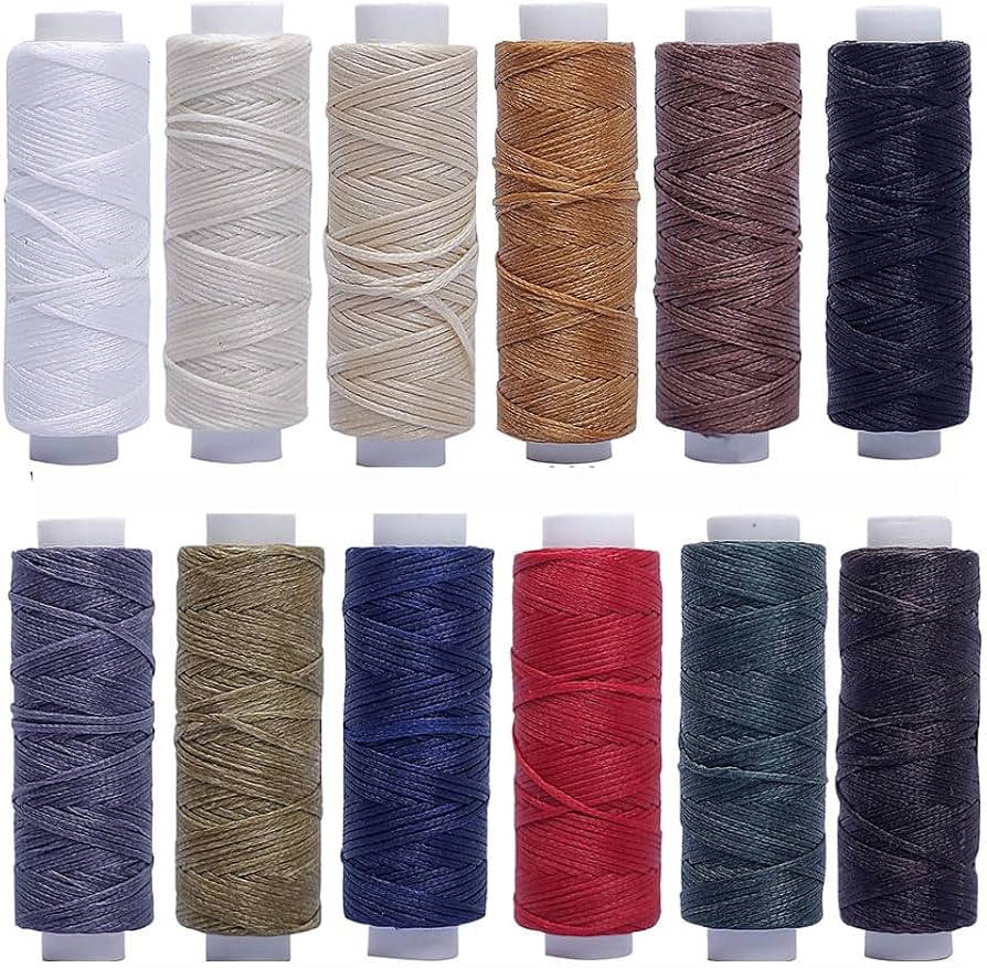 Amazon.co.jp: 0.8mm蝋引き糸 ロウビキ ワックスコード 蝋引き紐