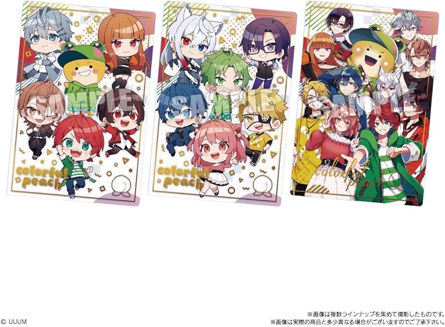 Amazon | 【バラ売り10個セット】カラフルピーチ ウエハース ※20個入り