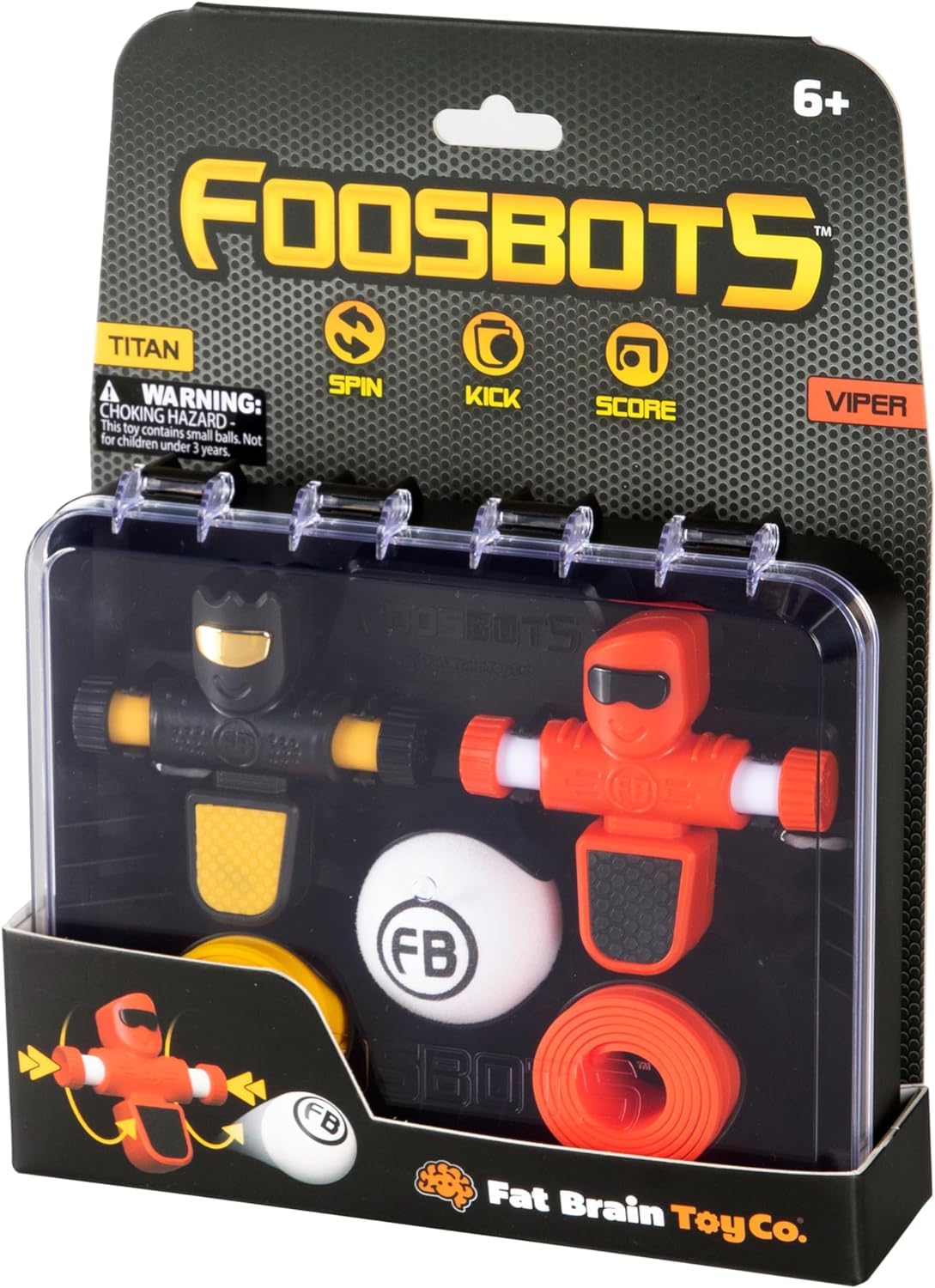 Amazon.co.jp: Fat Brain Toys Foosbots On The Go 卓上トリック