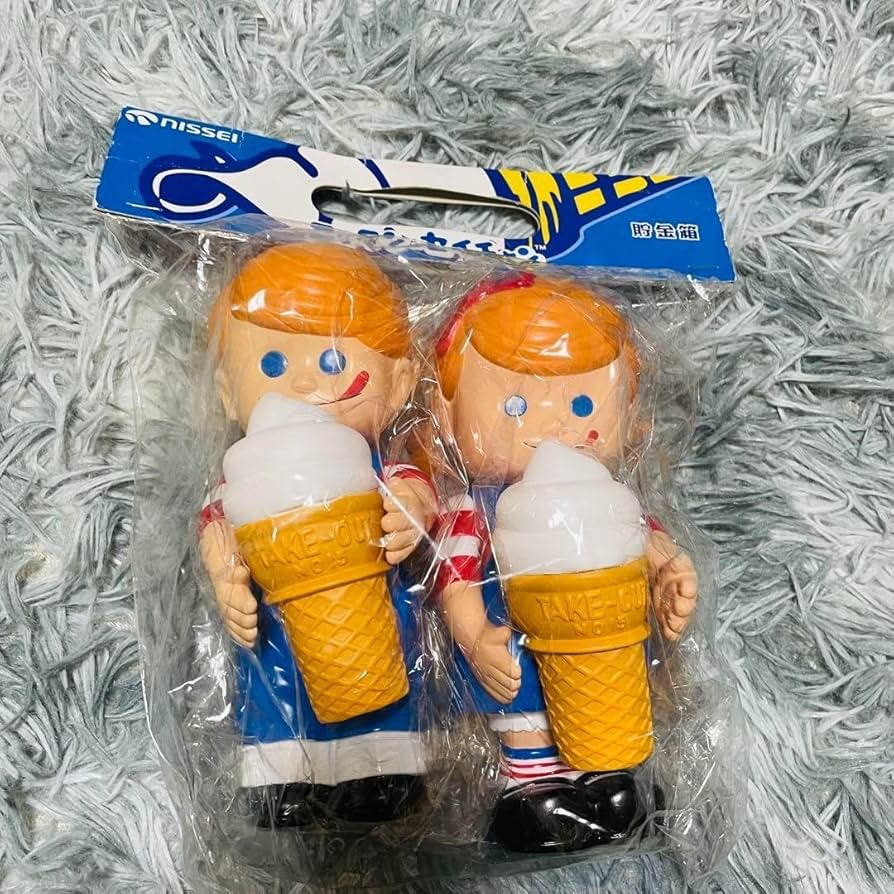 Amazon.co.jp: ニックン＆セイチャン 貯金箱 ソフビ NISSEI ソフト