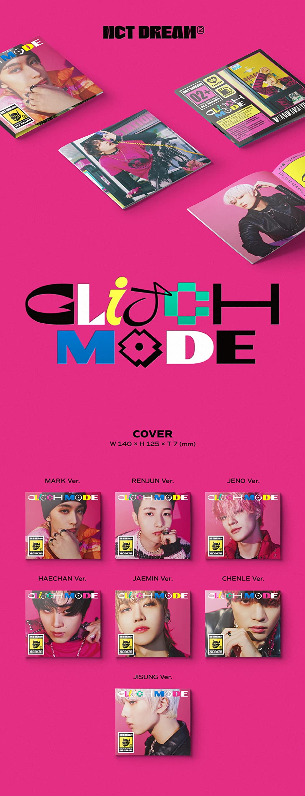 Amazon.com: SM NCT DREAM - Glitch Mode [Digipack Ver.] Album+