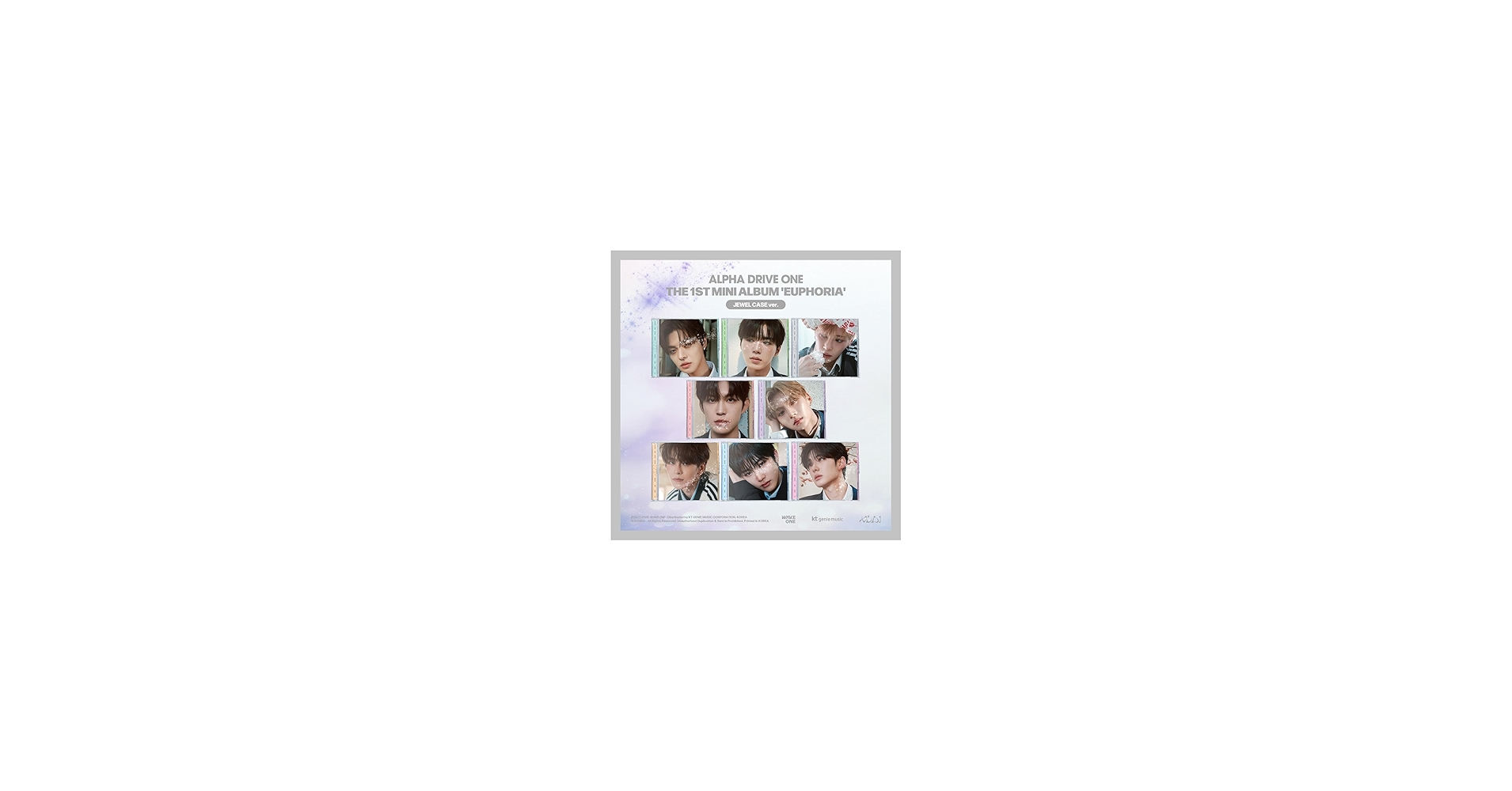 ALPHA DRIVE ONE EUPHORIA 1st Mini Album Jewel Case 8 Version Set