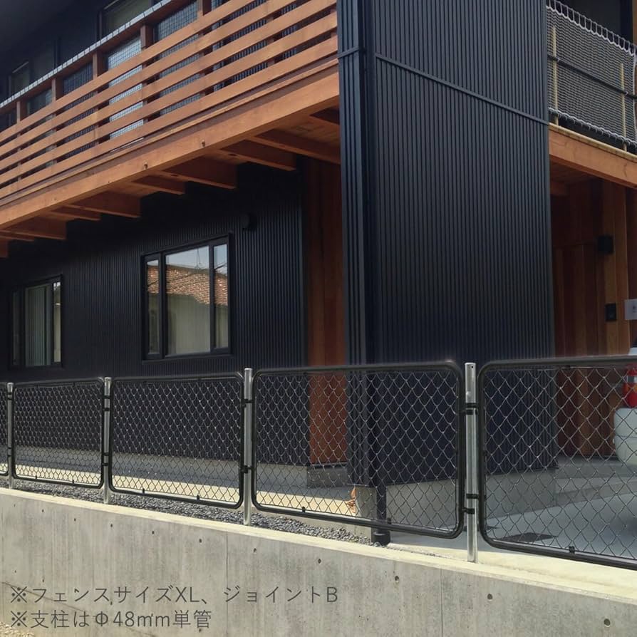 Amazon.co.jp: 「アメリカンフェンス 1800×900mm XLサイズ 【ブラック