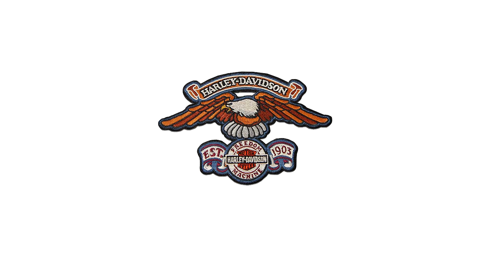 Amazon.com: Harley-Davidson 6 in. Embroidered Eagle Freedom