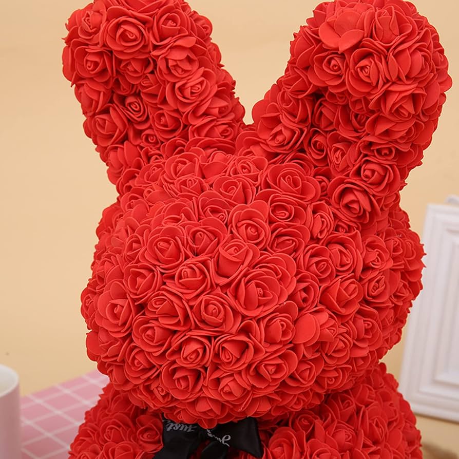 Amazon.co.jp: bardsxgfg(あき) ローズ ベアー フラワー うさぎ ローズ