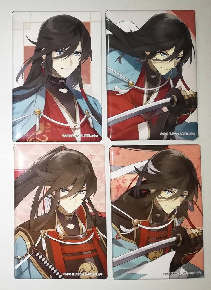 Amazon.co.jp: 刀剣乱舞 とうらぶ 和泉守兼定 スクエア缶バッジ セット