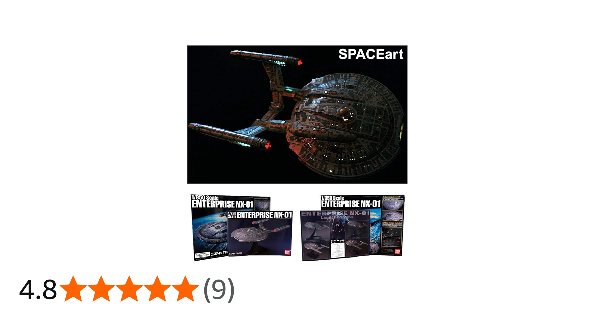 Amazon | スタートレック 1/850 エンタープライズ NX-01 | プラモデル 通販