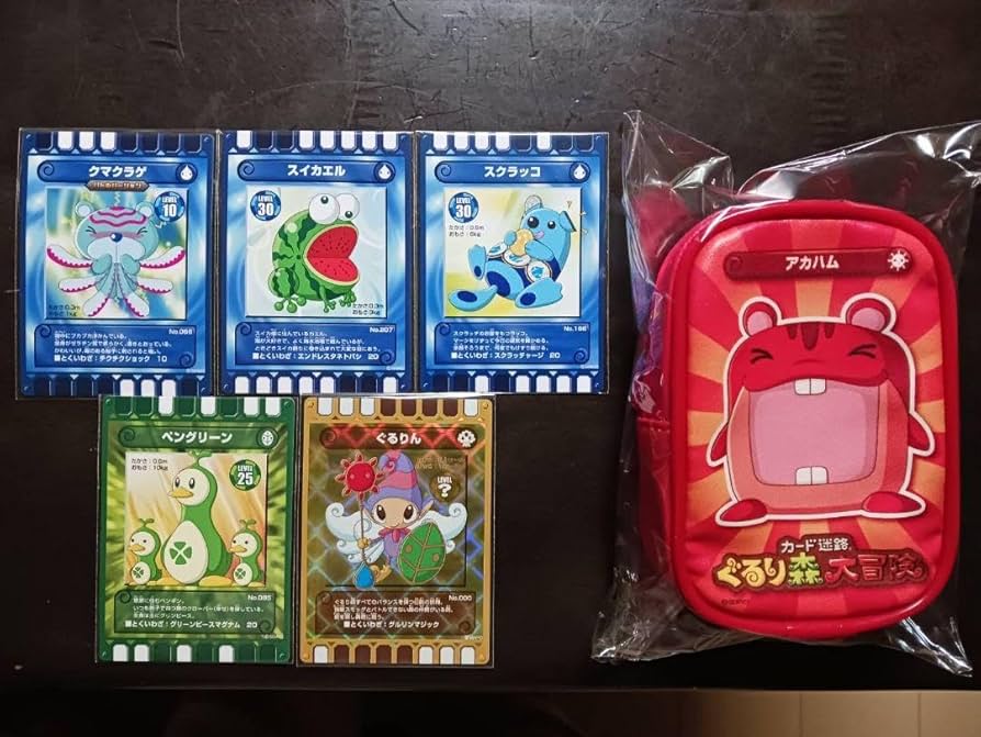 Amazon | カード迷路ぐるり森大冒険 カードケース、カード(クマクラゲ