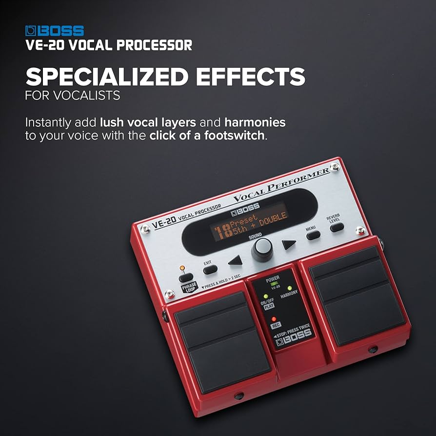 Amazon | BOSS Vocal Processor VE-20 | エフェクター・プロセッサー
