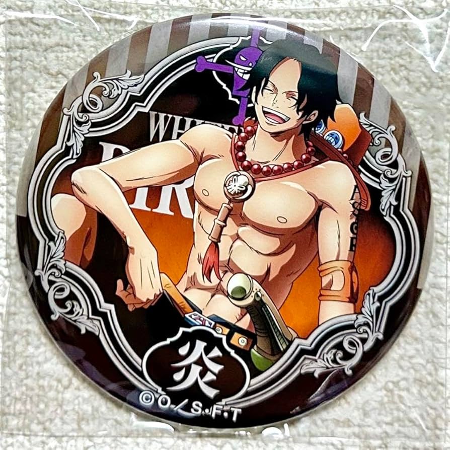 Amazon.co.jp: ワンピース 輩缶バッジ 第24弾 WORLD ポートガス・D