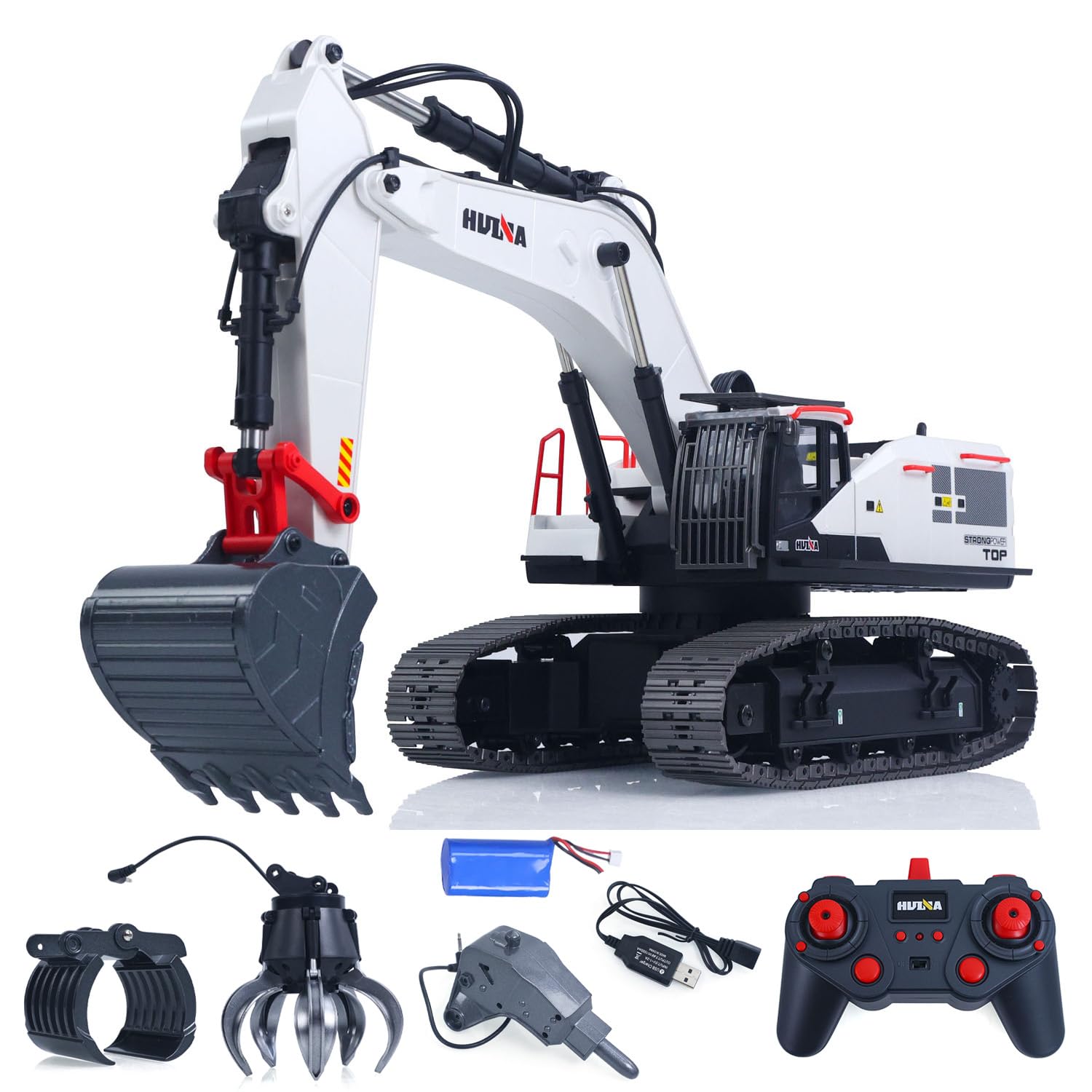 Amazon.co.jp: wheelfun 1/14 HUINA RC メタルショベルモデル 1594