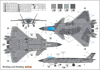 Amazon | ドリームモデル 1/72 中国空軍 J-20戦闘機 プラモデル DM7210