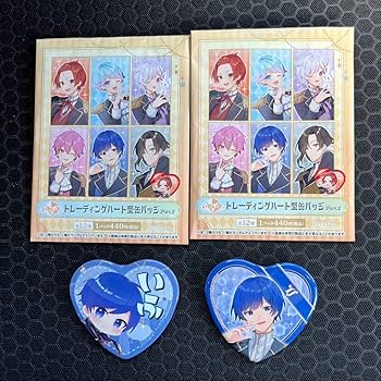 Amazon | いれいす ファミリーマート ファミマ 第2弾 ハート型缶バッジ