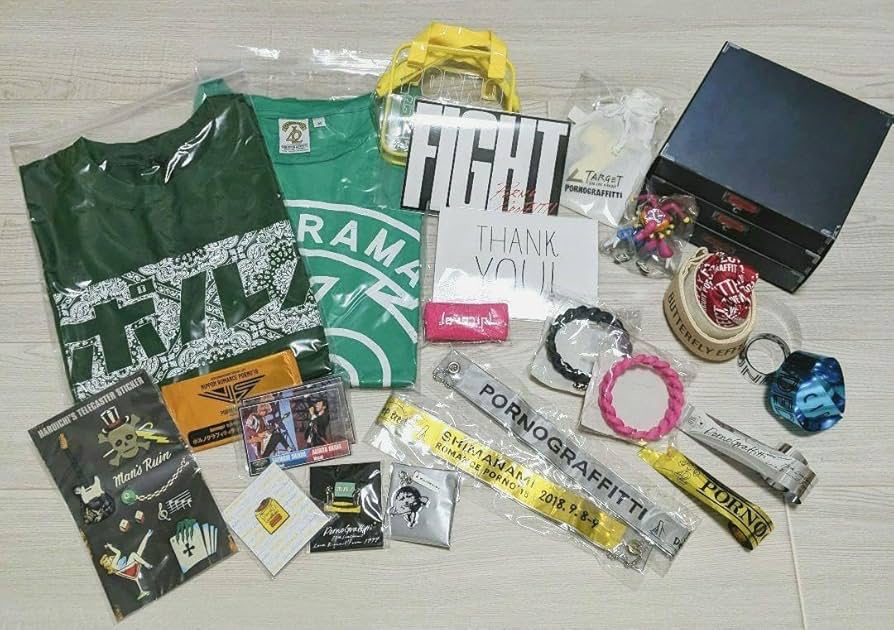 Amazon.co.jp: ポルノグラフィティ ライブグッズセット まとめ売り