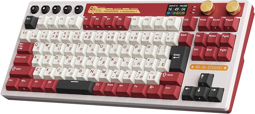 Amazon | 【Amazon.co.jp限定】RK ROYAL KLUDGE M87 ワイヤレス