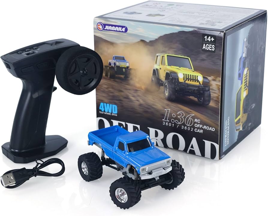 Amazon.co.jp: wheelfun JABAILE 3602 1/36 4WD 2.4G ラジコン オフ
