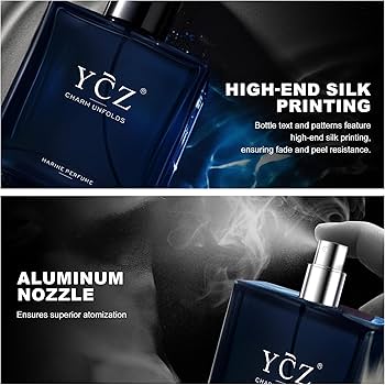Amazon.com : Ycz Charm Unfolds Marine Perfume for Men, 1.7 oz