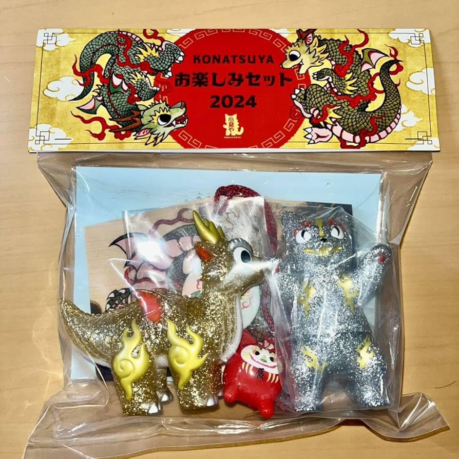 Amazon | 小夏屋 お楽しみセット 2024 ① 猫だるま 赤 ②ネゴラ 銀ラメ