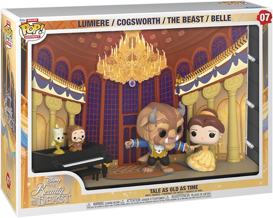 Amazon.co.jp: ディズニー 2023 美女と野獣 フィギュア Funko Moment